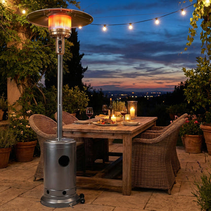 50,000 BTU Propane Patio Heater with Stainless-Steel Burner