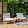 Arno 3-Piece Teak Bistro Set with Light Cushions