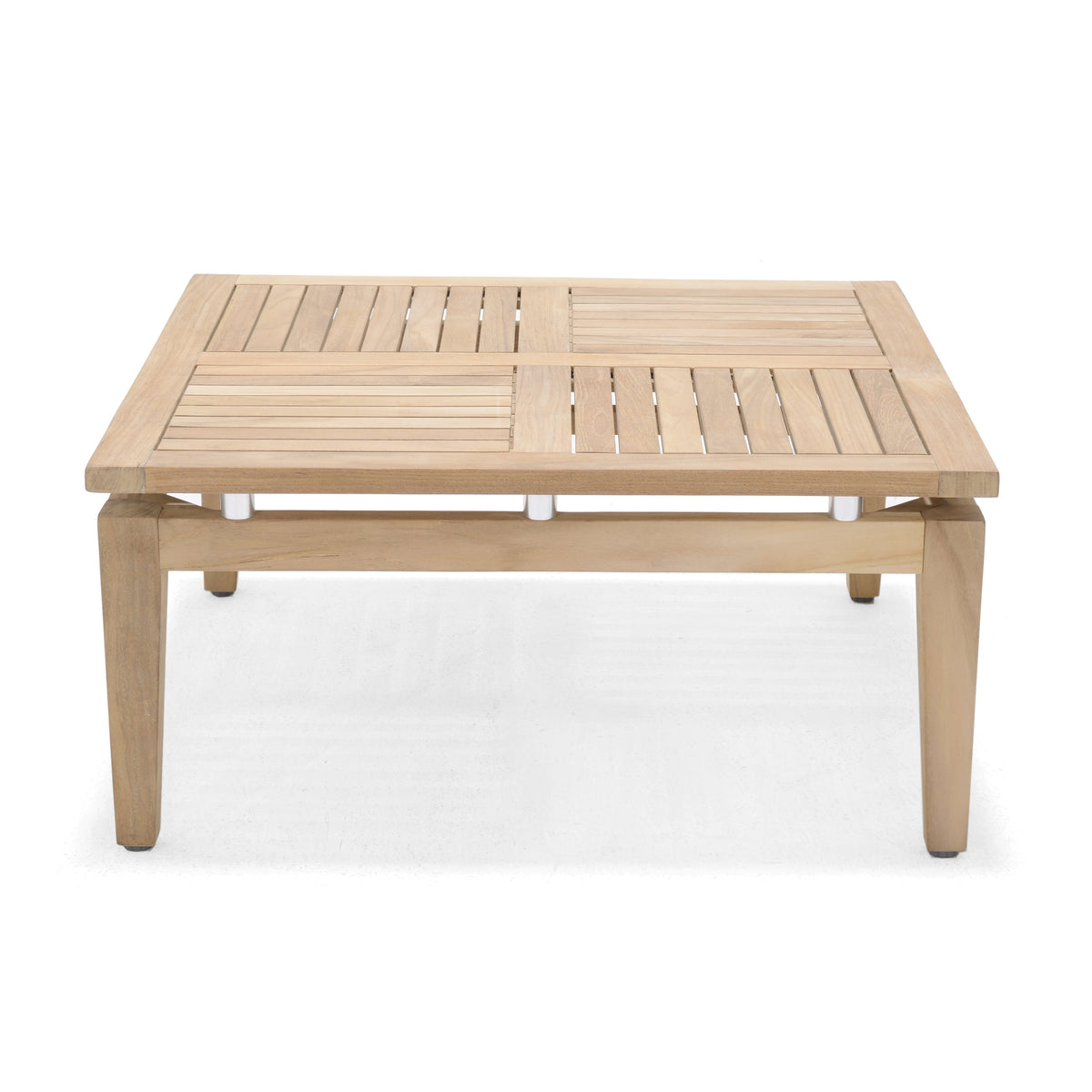 Arno 6-Piece Teak Outdoor Set with Light Cushions