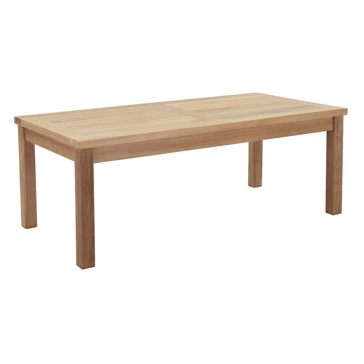 Patio Elegance Marina 10-Piece Teak Patio Set with Navy Cushions