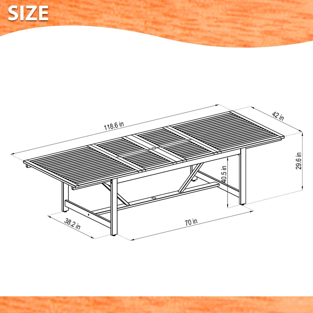Leyland Extendable Eucalyptus Patio Table with Fortuna Chairs