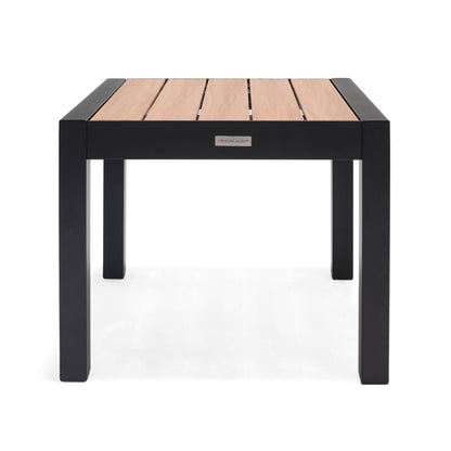 Panama Dark 3-Piece Outdoor Lounger Set with Side Table