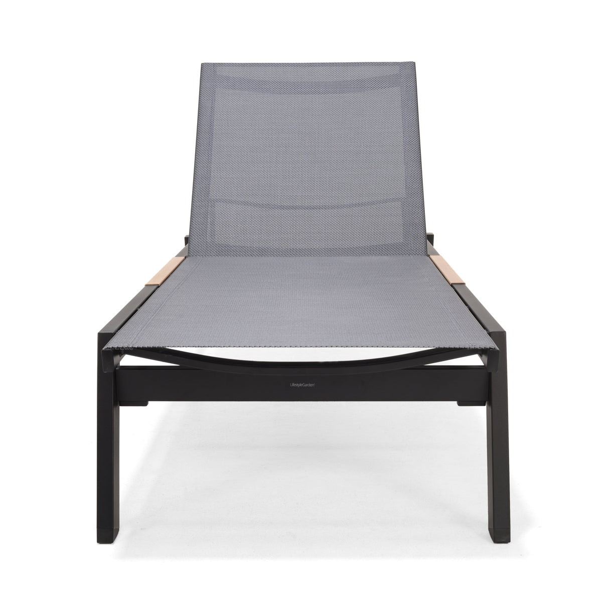 Panama Dark 3-Piece Outdoor Lounger Set with Side Table