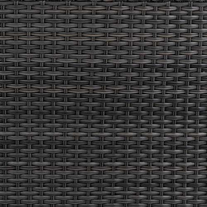 Lassen Grey Wicker Rectangular Firepit Table
