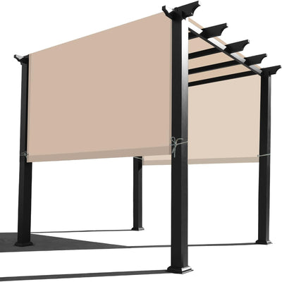 Waterproof Pergola Covers - Pergola Replacement Canopy - Universal Replacement Canopy for Pergola (14' L X 9' W, Beige)