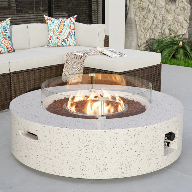Langport Concrete Propane Fire Pit Table